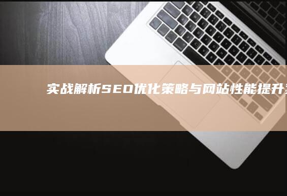 实战解析：SEO优化策略与网站性能提升案例